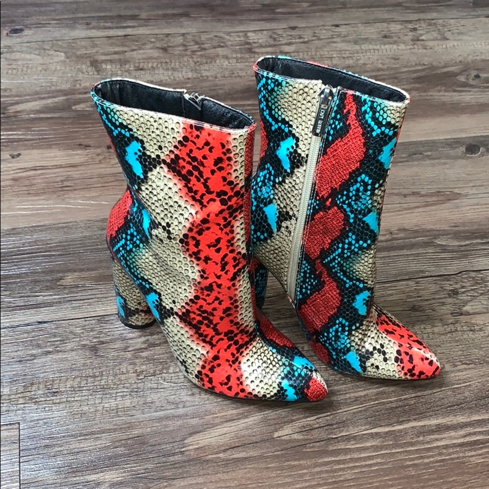 Snake skin boots